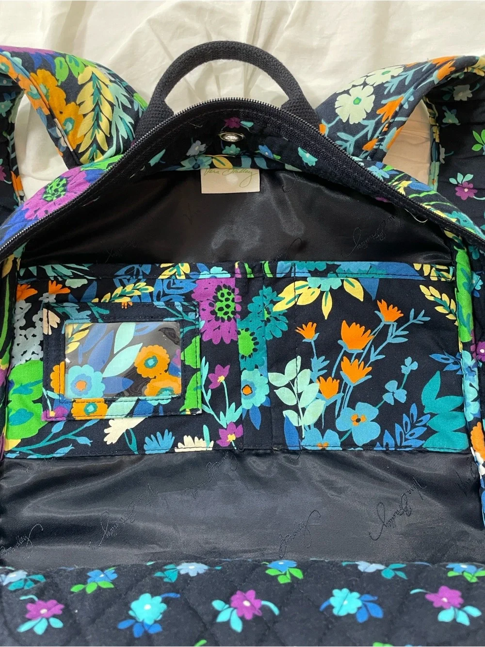 Vera Bradley Midnight Blue Floral Backpack